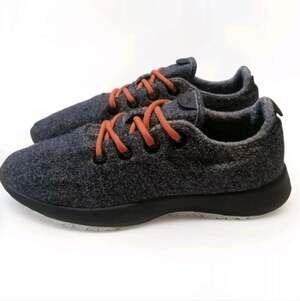 Allbirds Wool Runners Mens Sz 11 Natural Black Dark Gray Shoes 3rd Anniversary